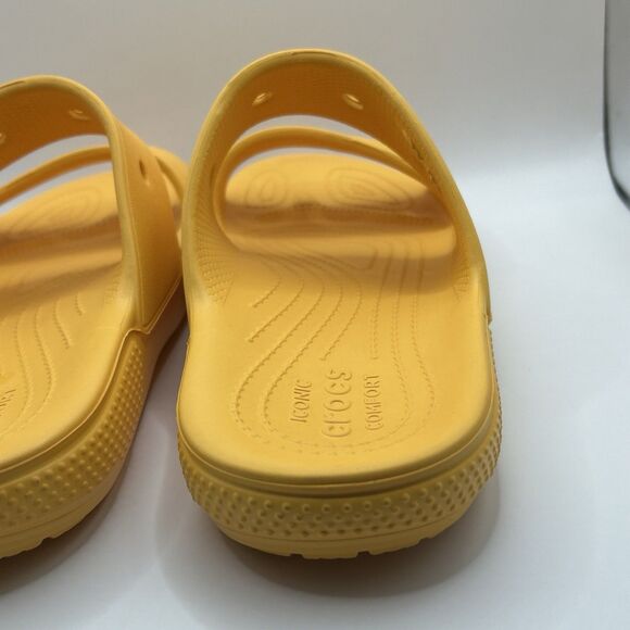 Crocs Classic Two Strap Slide Sandals Orange Sorbet Men 9 Women 11 main image 15